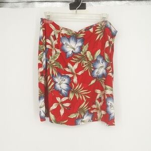 SUGAR REEF SIZE 12 TROPICAL STRAIGHT SKORT